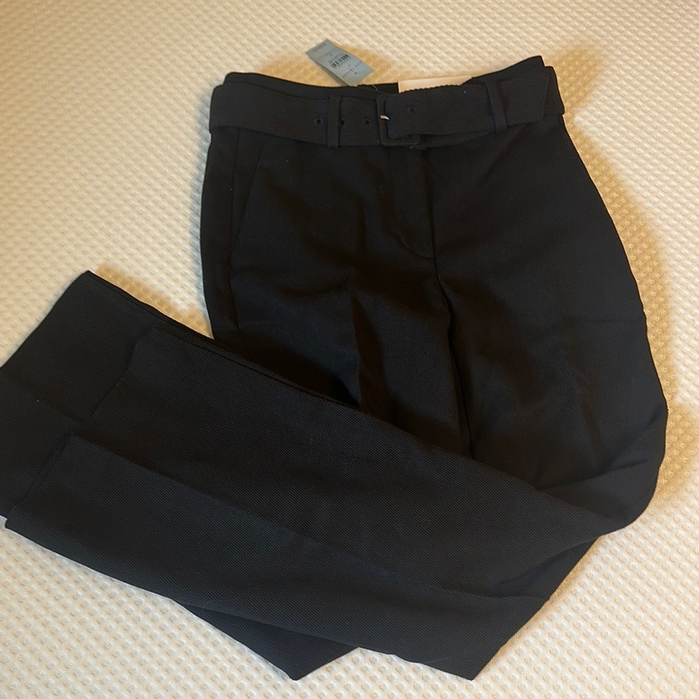 Ann Taylor high rise black boot trouser